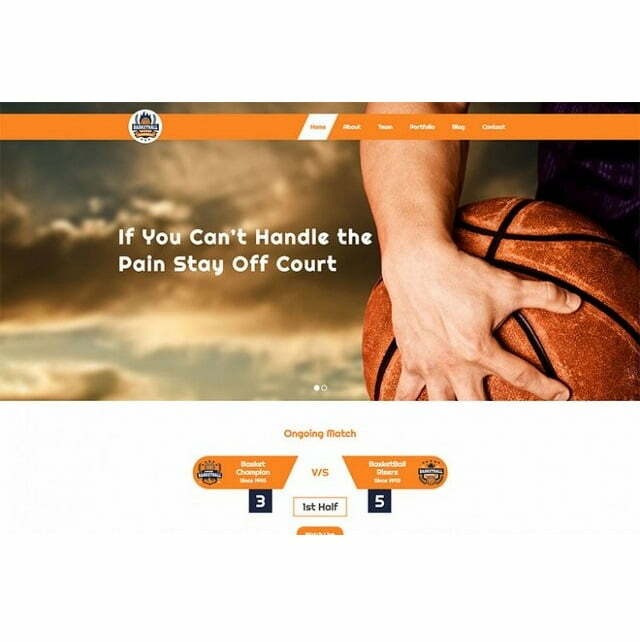 Basketball – HTML Template Basketball – HTML Template