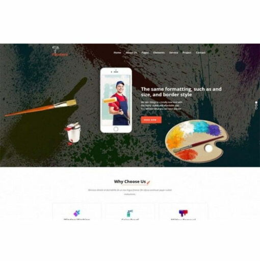 Painter website html emplate 640x433.jpg