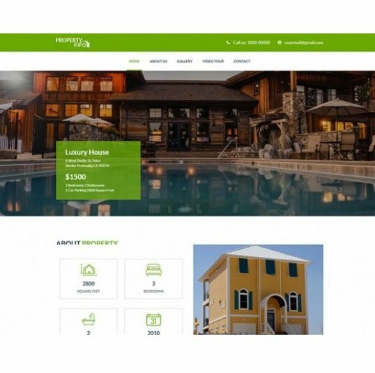 Property Info – HTML Template Property Info – HTML Template